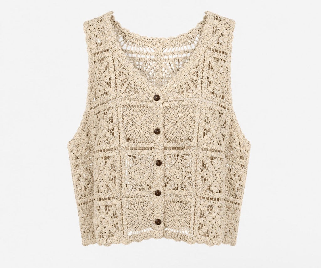 Naomi Crochet Vest