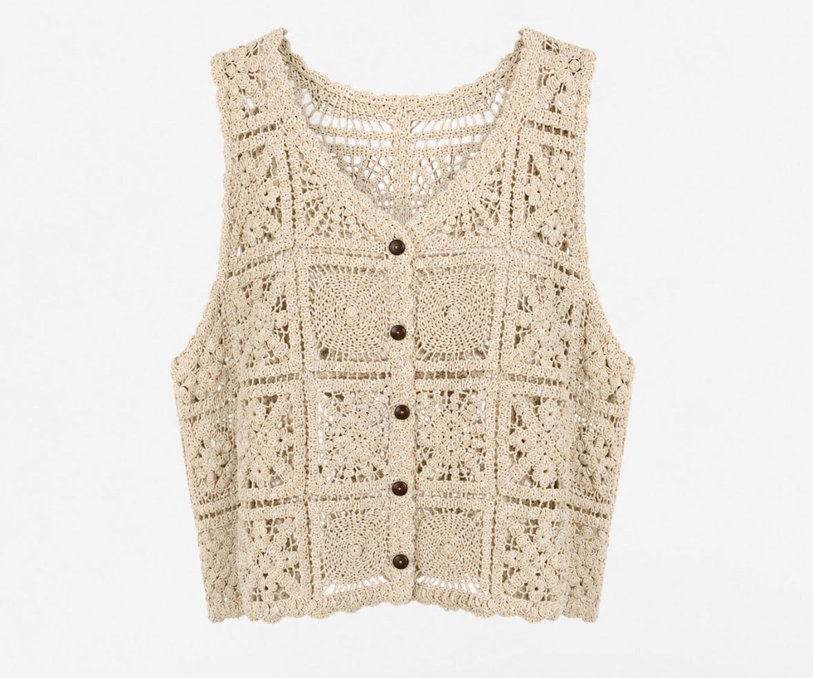 Naomi Crochet Vest