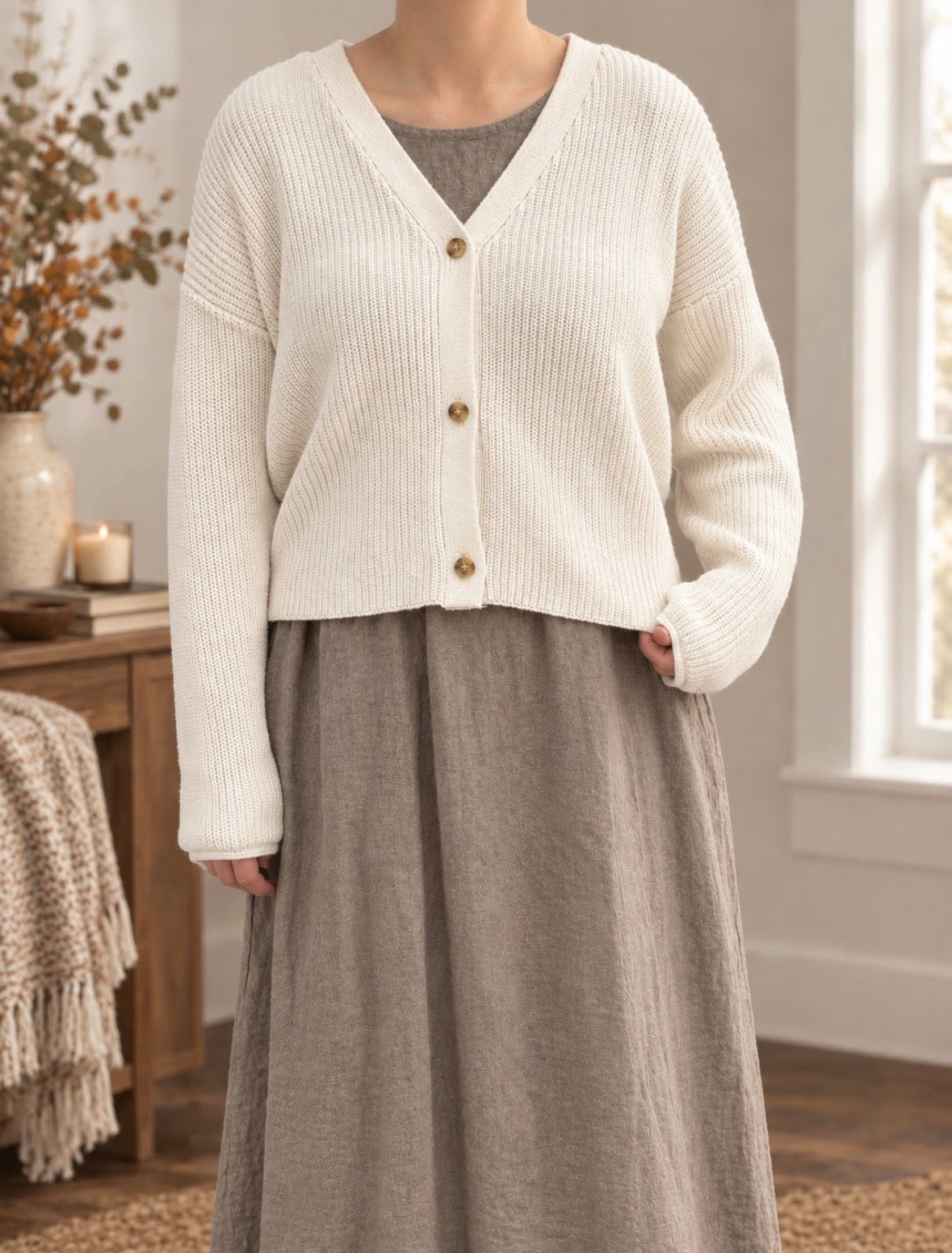 Priscilla Ribbed Cardigan