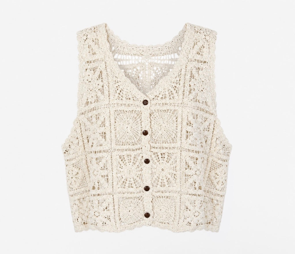 Naomi Crochet Vest