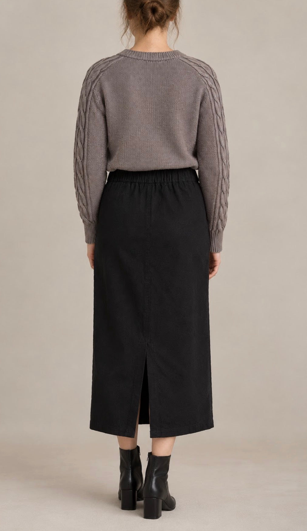 Phoebe Button Skirt
