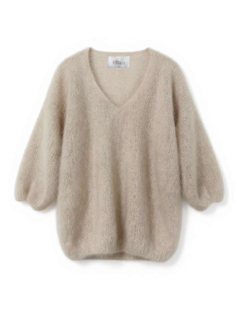 Rebecca Vneck Pullover Sweater