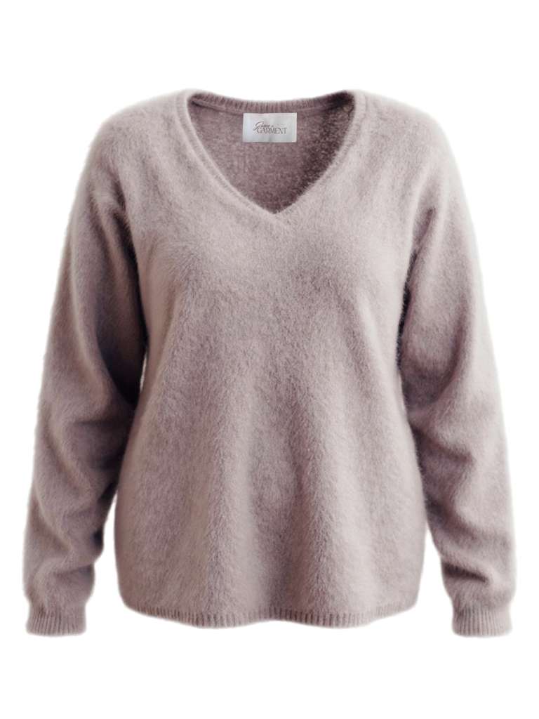 Diana V-neck pullover basic sweater